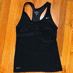 Nike Black Dri-FIT Racerback Tank